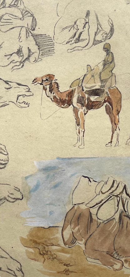 Eugne Delacroix, Composition, Trente Et Un Dessins Et Aquarelles Du Maroc, Lithograph