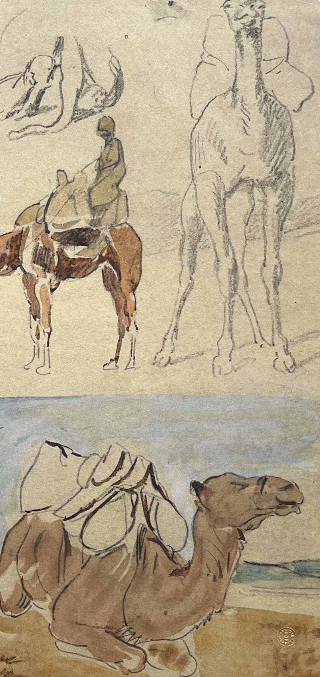 Eugne Delacroix, Composition, Trente Et Un Dessins Et Aquarelles Du Maroc, Lithograph