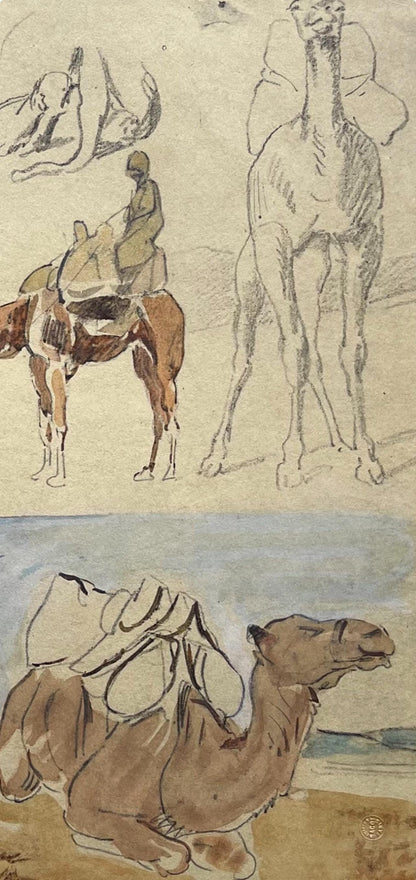 Eugne Delacroix, Composition, Trente Et Un Dessins Et Aquarelles Du Maroc, Lithograph