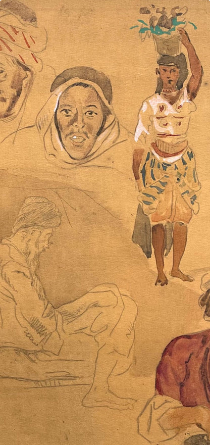 Eugne Delacroix, Composition, Trente Et Un Dessins Et Aquarelles Du Maroc, Lithograph
