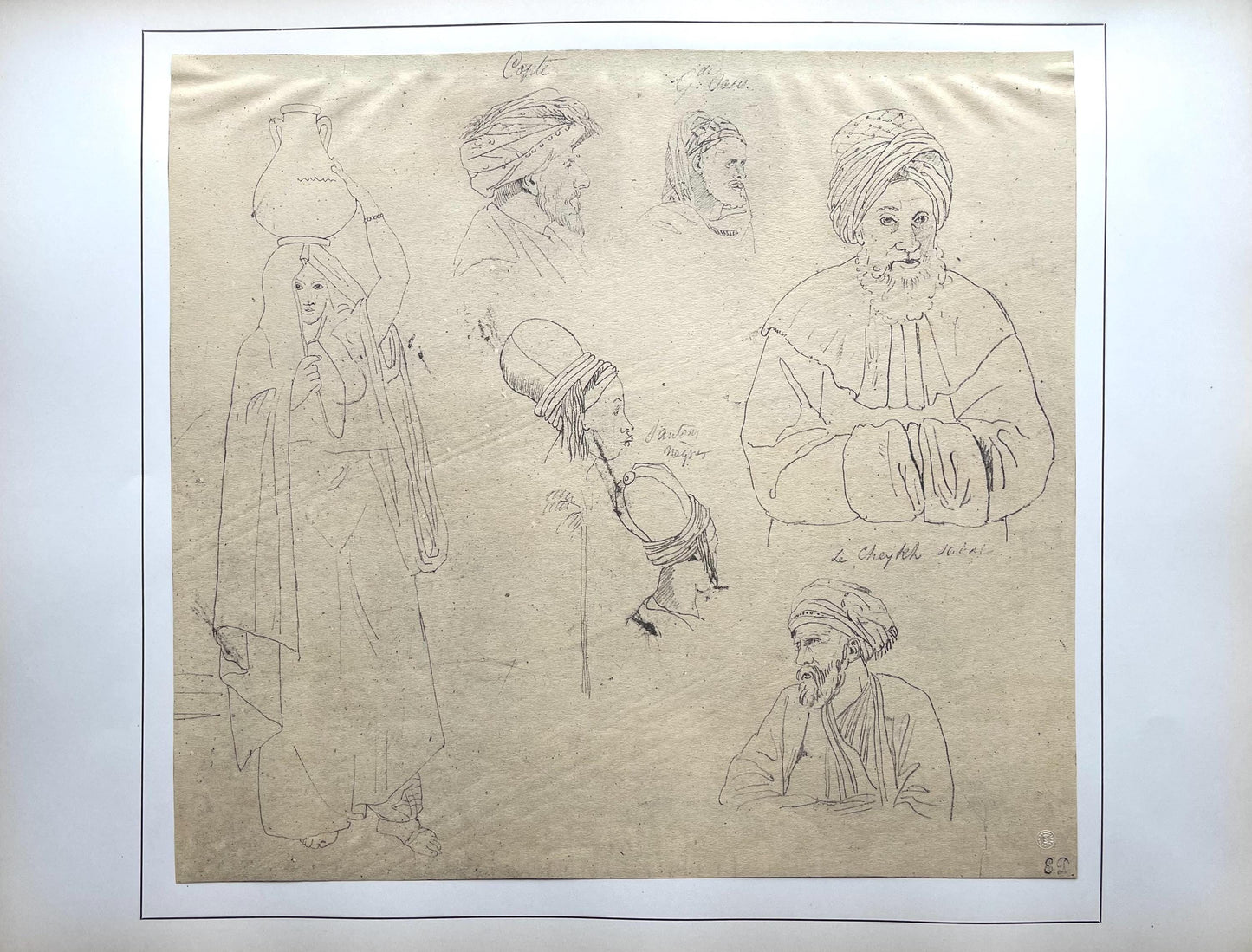 Eugne Delacroix, Composition, Trente Et Un Dessins Et Aquarelles Du Maroc, Lithograph