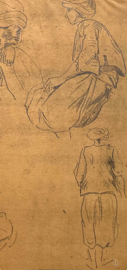 Eugne Delacroix, Composition, Trente Et Un Dessins Et Aquarelles Du Maroc, Lithograph