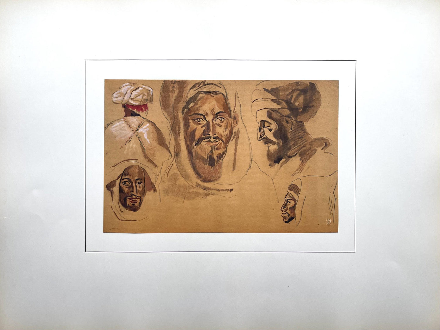 Eugne Delacroix, Composition, Trente Et Un Dessins Et Aquarelles Du Maroc, Lithograph