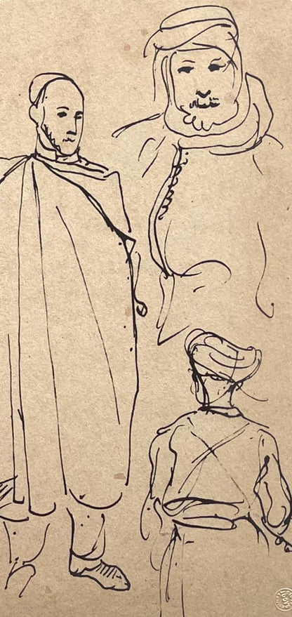 Eugne Delacroix, Composition, Trente Et Un Dessins Et Aquarelles Du Maroc, Lithograph