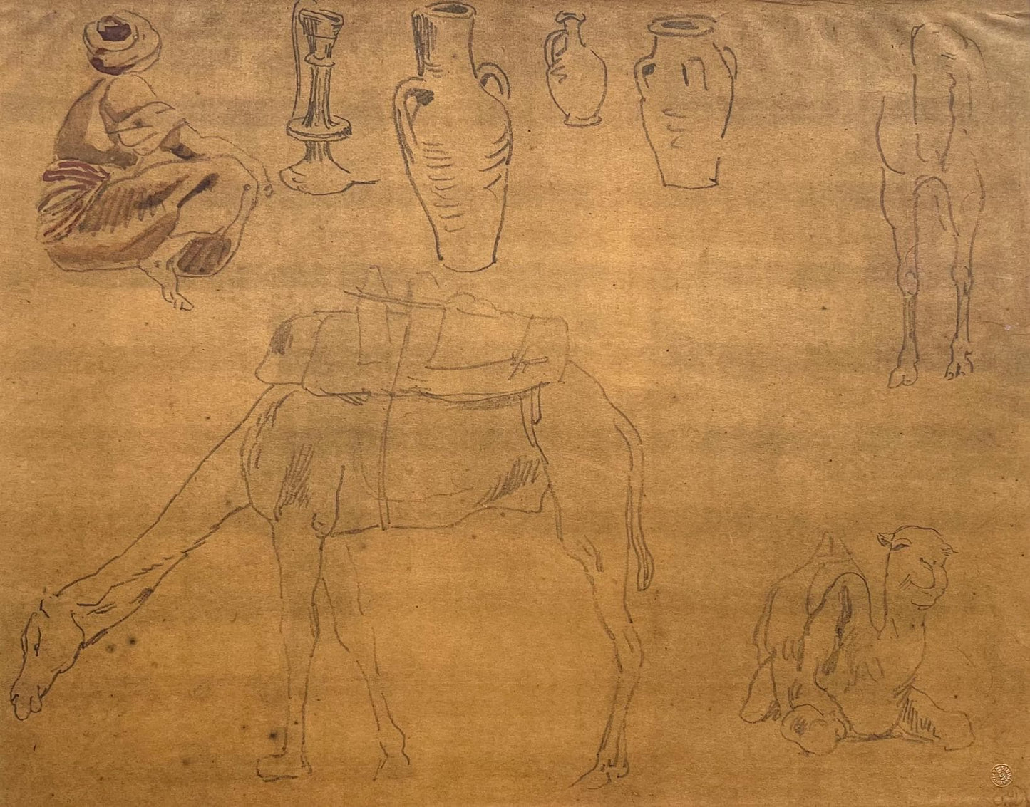 Eugne Delacroix, Composition, Trente Et Un Dessins Et Aquarelles Du Maroc, Lithograph