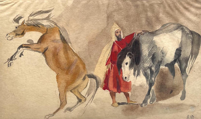 Eugne Delacroix, Composition, Trente Et Un Dessins Et Aquarelles Du Maroc, Lithograph