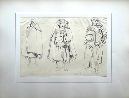 Eugne Delacroix, Composition, Trente Et Un Dessins Et Aquarelles Du Maroc, Lithograph