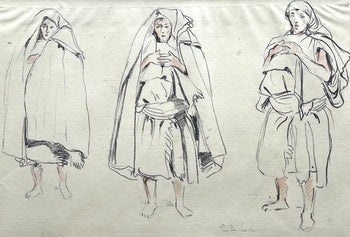 Eugne Delacroix, Composition, Trente Et Un Dessins Et Aquarelles Du Maroc, Lithograph