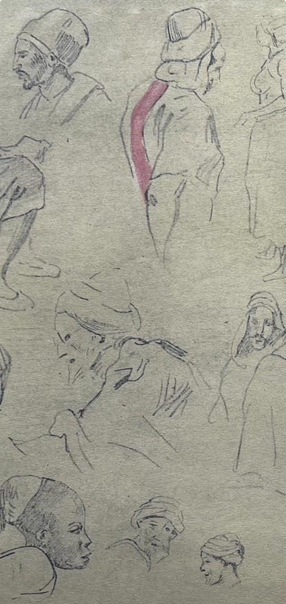 Eugne Delacroix, Composition, Trente Et Un Dessins Et Aquarelles Du Maroc, Lithograph