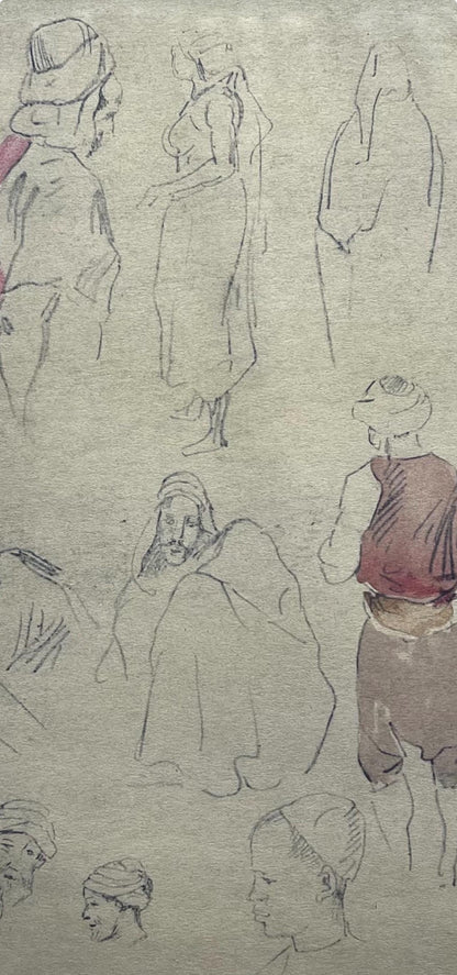 Eugne Delacroix, Composition, Trente Et Un Dessins Et Aquarelles Du Maroc, Lithograph