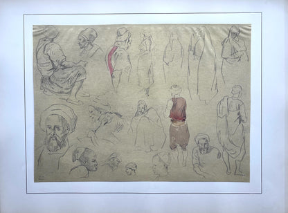 Eugne Delacroix, Composition, Trente Et Un Dessins Et Aquarelles Du Maroc, Lithograph