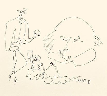 Pablo Picasso, Shakespeare Iii (Bloch 1197), Picasso-Aragon Shakespeare, Lithograph