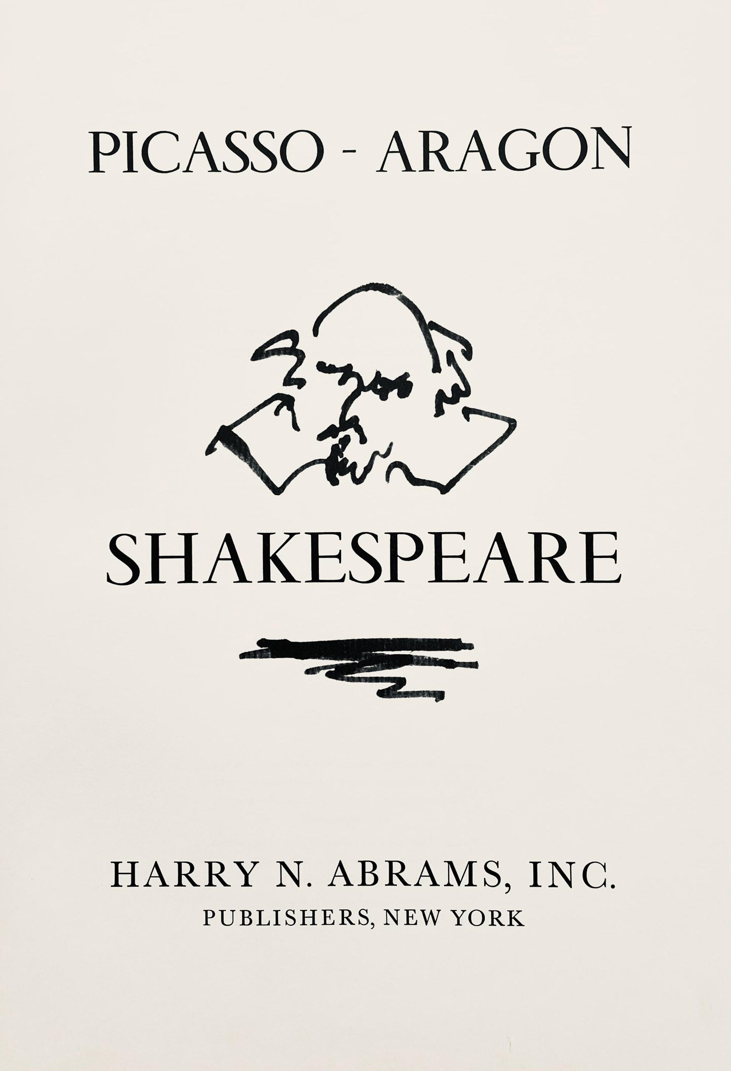 Pablo Picasso, Shakespeare Vii (Bloch 1197), Picasso-Aragon Shakespeare, Lithograph