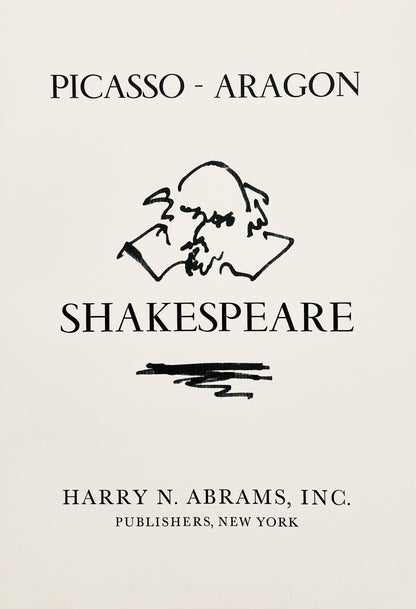 Pablo Picasso, Shakespeare Vii (Bloch 1197), Picasso-Aragon Shakespeare, Lithograph