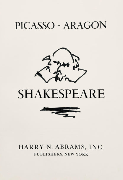 Pablo Picasso, Shakespeare X (Bloch 1197), Picasso-Aragon Shakespeare, Lithograph