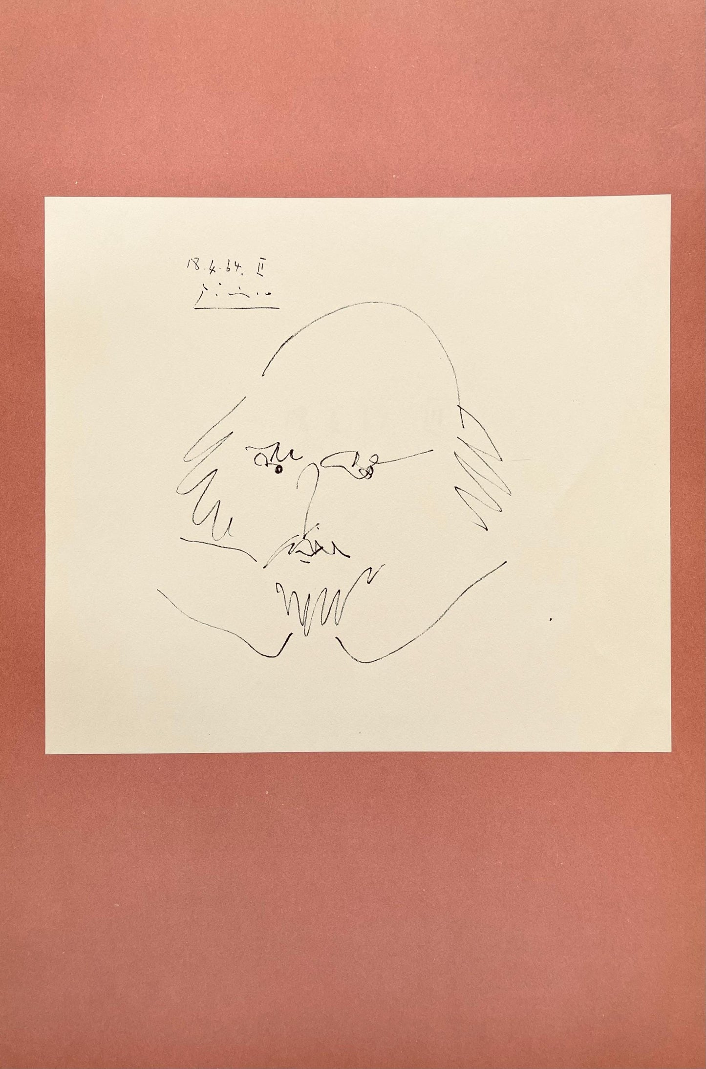 Pablo Picasso, Shakespeare Xi (Bloch 1197), Picasso-Aragon Shakespeare, Lithograph