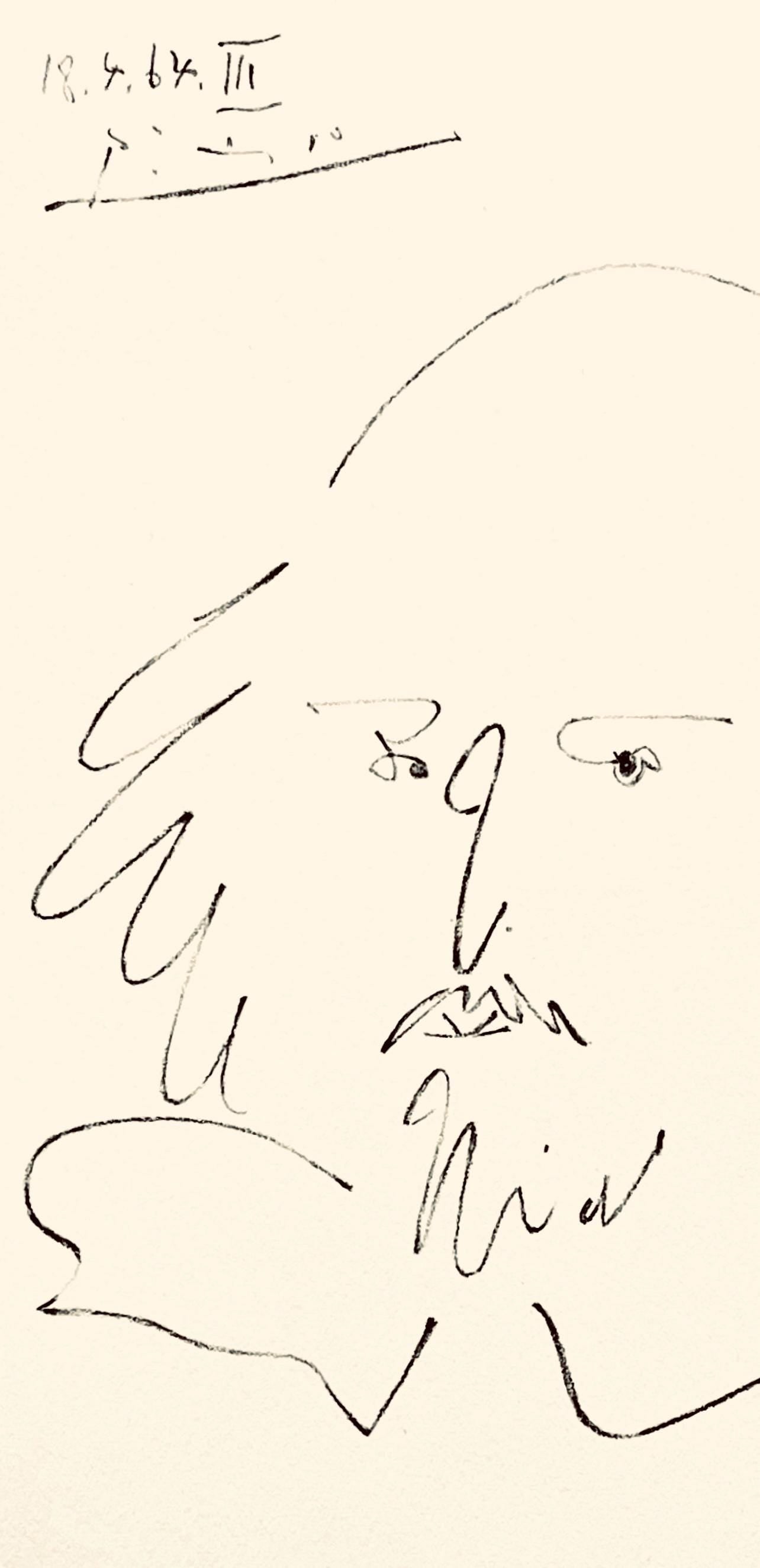 Pablo Picasso, Shakespeare Xii (Bloch 1197), Picasso-Aragon Shakespeare, Lithograph