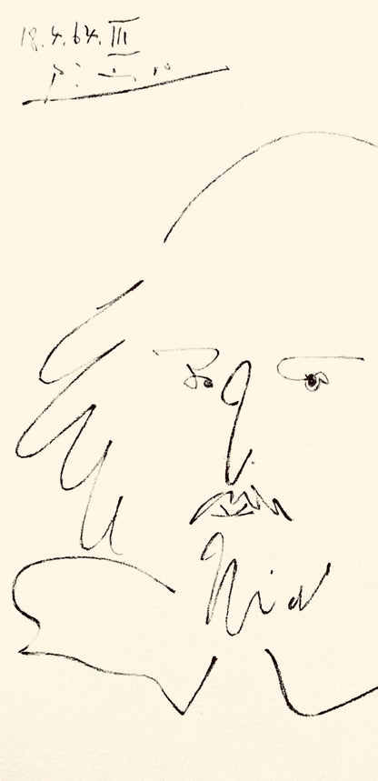 Pablo Picasso, Shakespeare Xii (Bloch 1197), Picasso-Aragon Shakespeare, Lithograph
