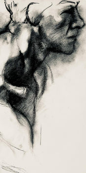 Ian Hornak, Renaissance Male Nude Figure Study, 1963, Original Drawing