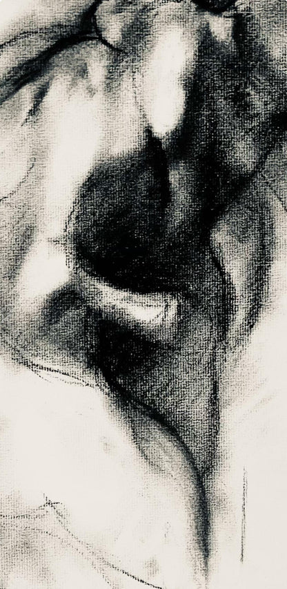 Ian Hornak, Renaissance Male Nude Figure Study, 1963, Original Drawing