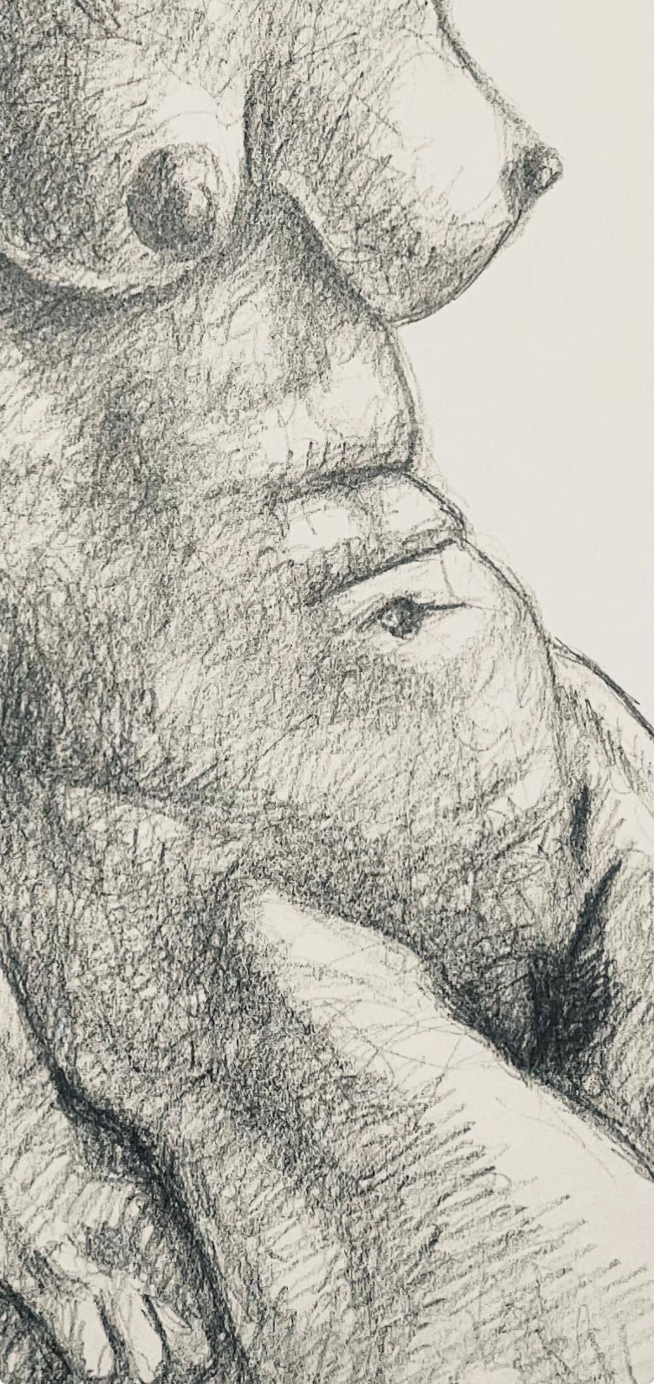 Ian Hornak, Renaissance Female Nude Figure Study, 1963, Original Drawing