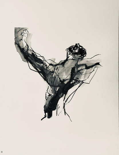 Abraham Rattner, Study For Job, Lithograph