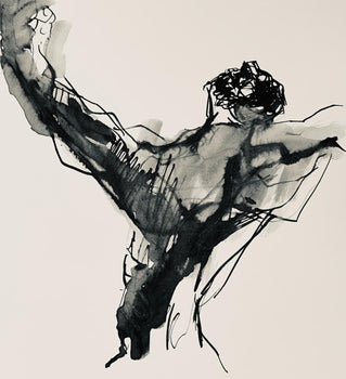 Abraham Rattner, Study For Job, Lithograph