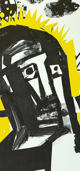 Abraham Rattner, Head Of A Prophet, Lithograph