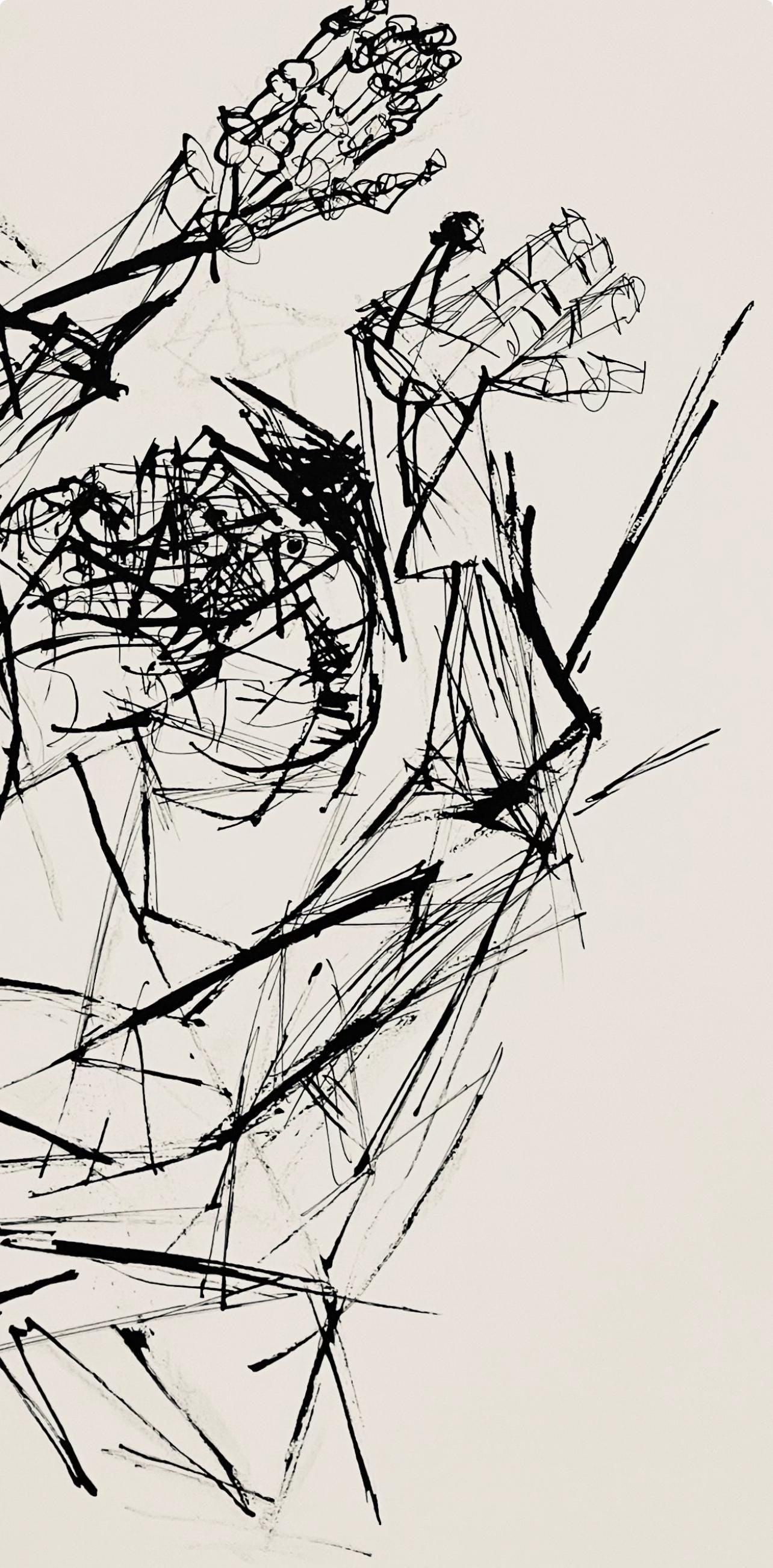 Abraham Rattner, The Valley Of Dry Bones, Lithograph