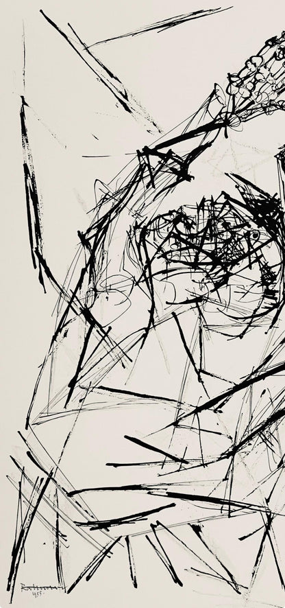 Abraham Rattner, The Valley Of Dry Bones, Lithograph