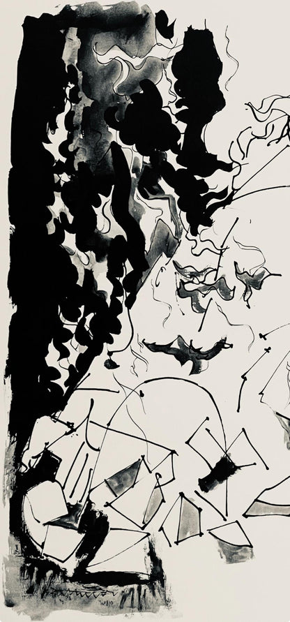 Abraham Rattner, Moses: Study, Lithograph