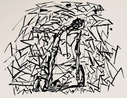 Abraham Rattner, Christ Surrounded By Thorn, Lithograph