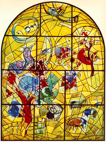 Marc Chagall, Tribe Of Joseph, Jerusalem Windows, Lithograph
