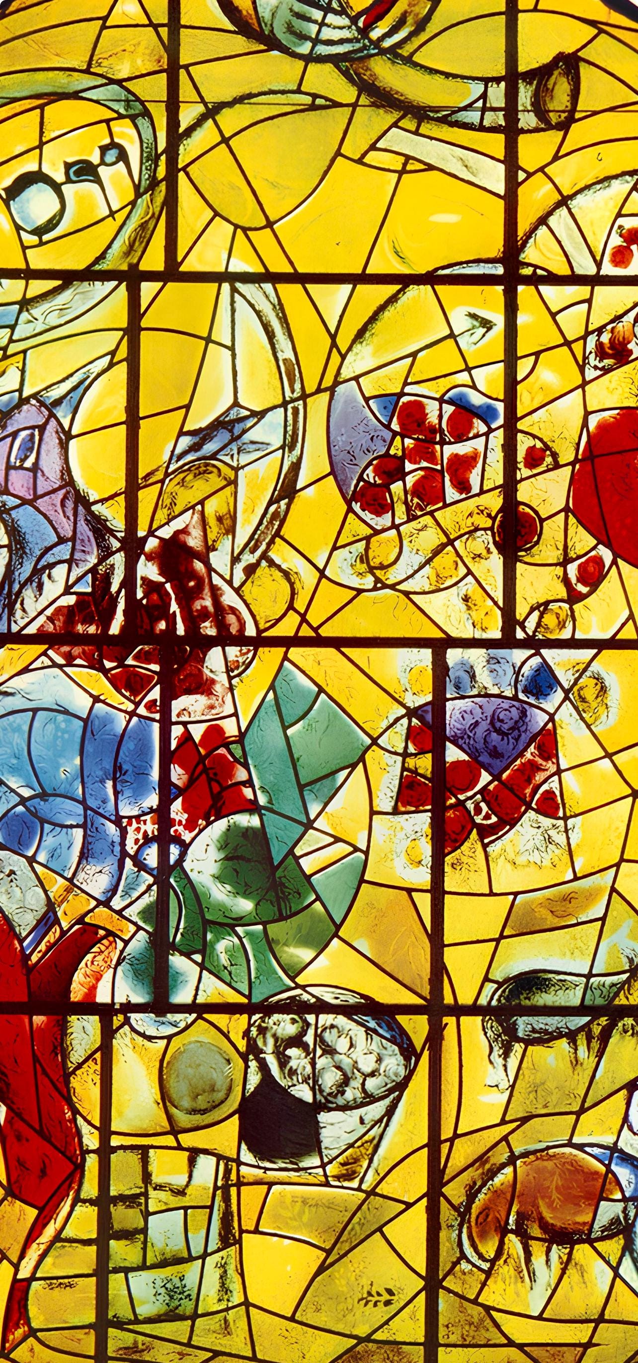 Marc Chagall, Tribe Of Joseph, Jerusalem Windows, Lithograph