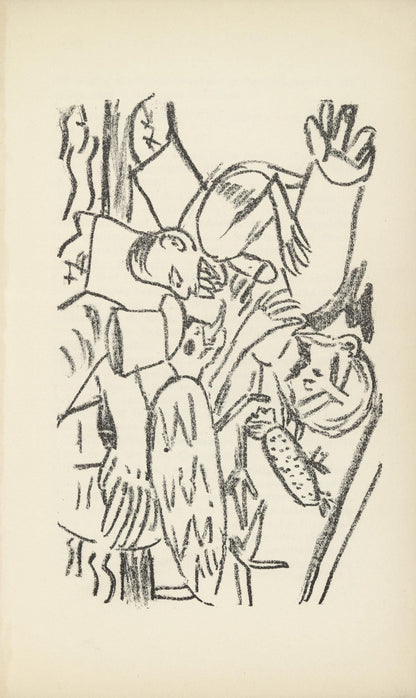Max Beckmann, Composition (Gallwitz 286; Hofmaier 323-329; Rifkind 150 1-7), Der Mensch Ist Kein
