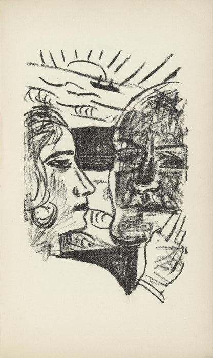 Max Beckmann, Composition (Gallwitz 286; Hofmaier 323-329; Rifkind 150 1-7), Der Mensch Ist Kein