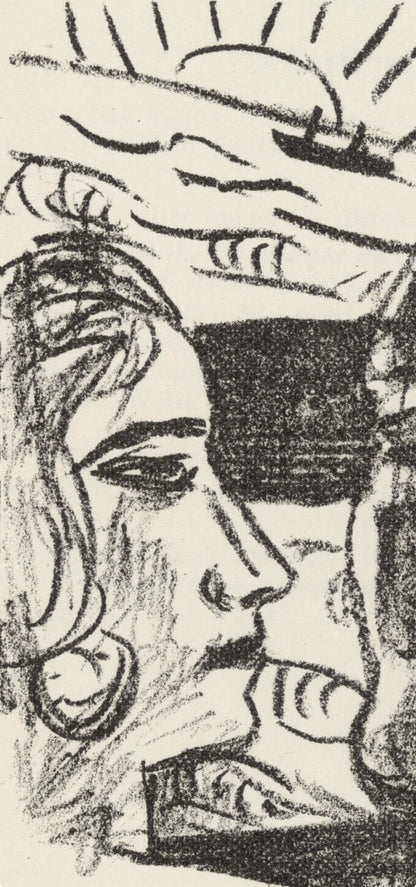 Max Beckmann, Composition (Gallwitz 286; Hofmaier 323-329; Rifkind 150 1-7), Der Mensch Ist Kein