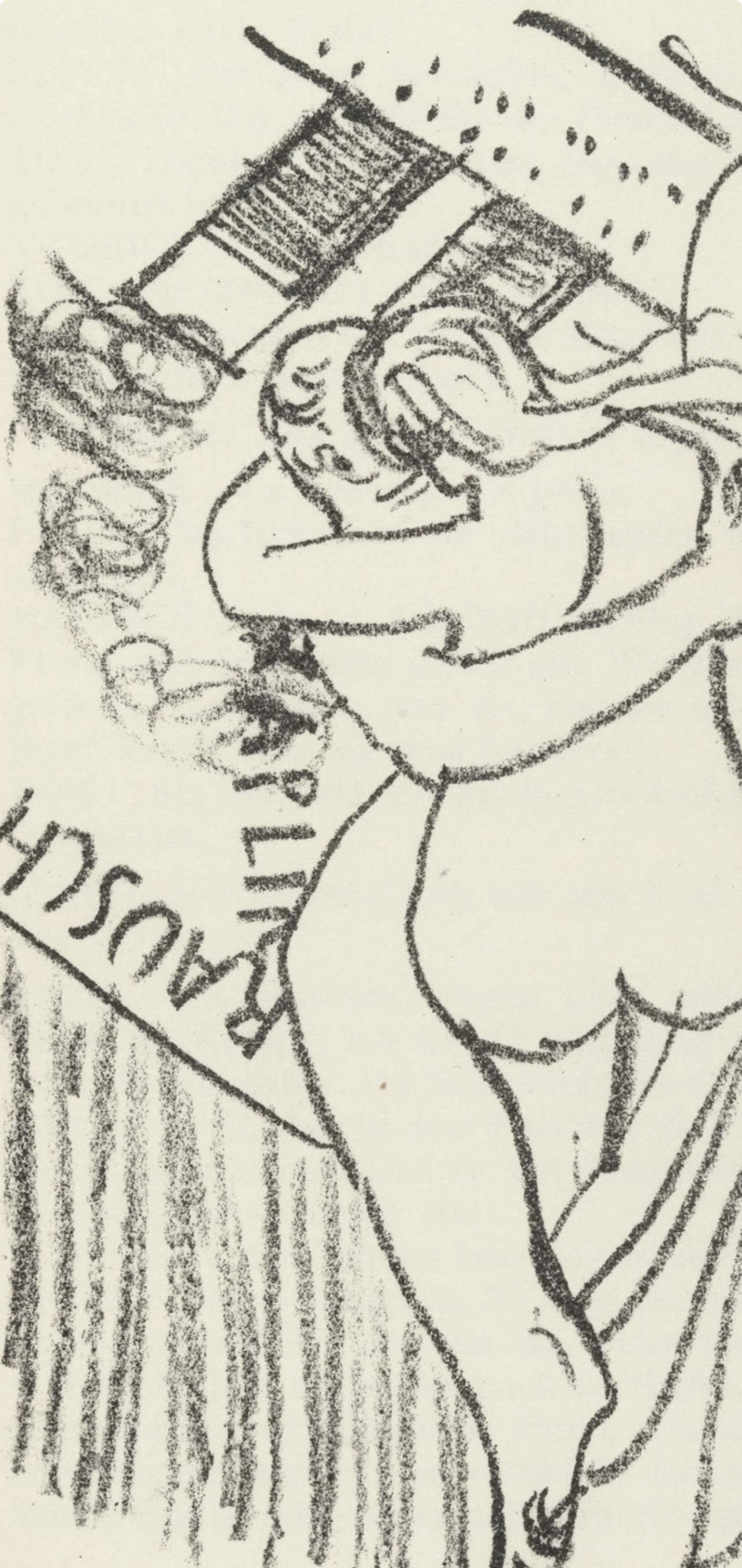 Max Beckmann, Composition (Gallwitz 286; Hofmaier 323-329; Rifkind 150 1-7), Der Mensch Ist Kein