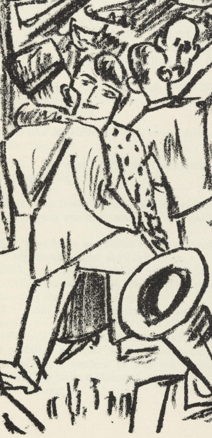 Max Beckmann, Composition (Gallwitz 286; Hofmaier 323-329; Rifkind 150 1-7), Der Mensch Ist Kein