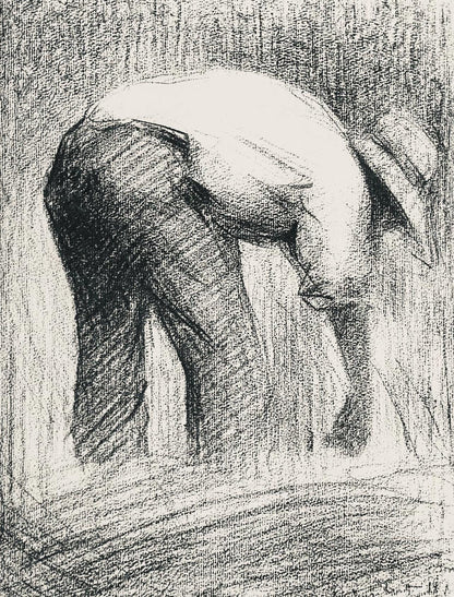Georges Seurat, Le Moissonneur, Seurat, Lithograph