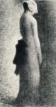 Georges Seurat, Le Nud Noir, Seurat, Lithograph