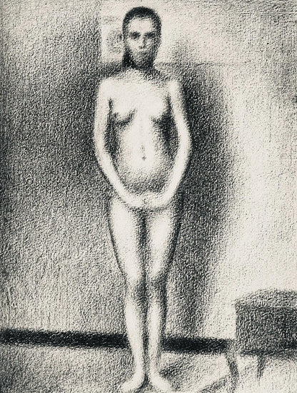 Georges Seurat, La Poseuse Debout, Seurat, Lithograph