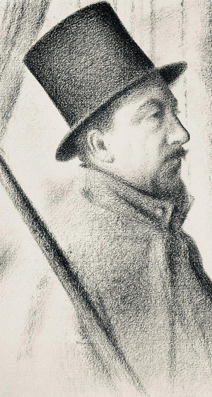 Georges Seurat, Portrait De Paul Signac, Seurat, Lithograph