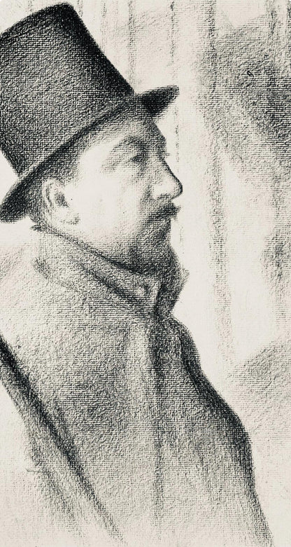 Georges Seurat, Portrait De Paul Signac, Seurat, Lithograph