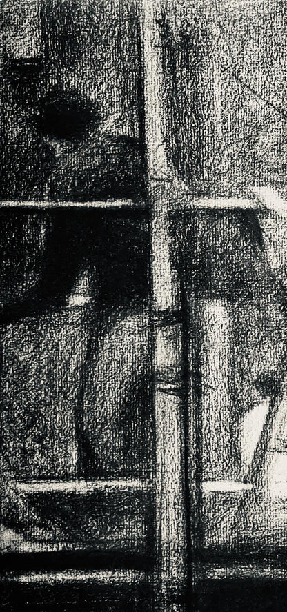 Georges Seurat, L'Chafaudage, Seurat, Lithograph