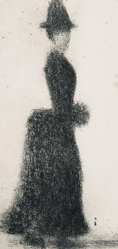 Georges Seurat, Femme Au Manchon, Seurat, Lithograph