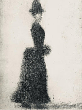 Georges Seurat, Femme Au Manchon, Seurat, Lithograph