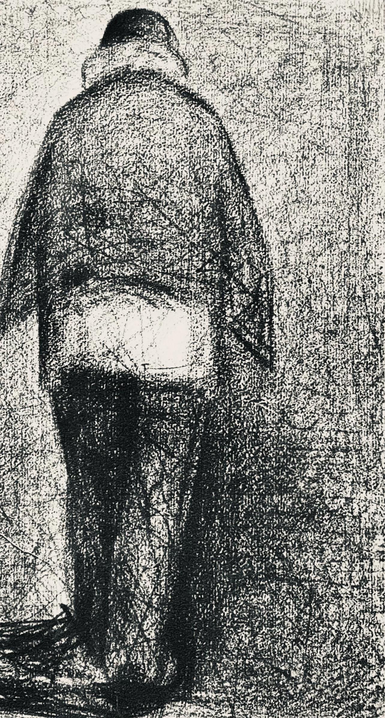 Georges Seurat, L'Homme Au Plaid, Seurat, Lithograph