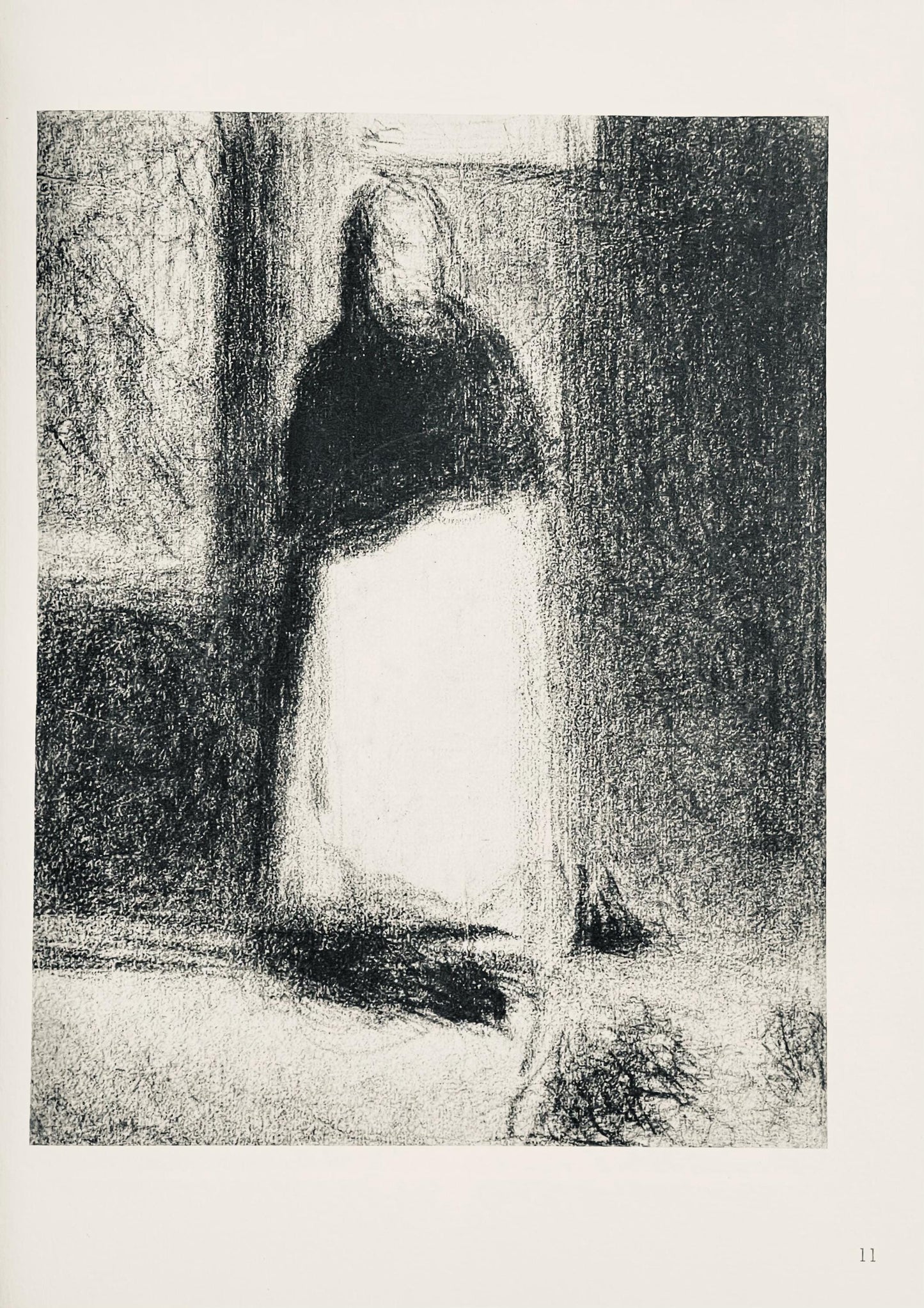 Georges Seurat, La Concierge. Vers, Seurat, Lithograph