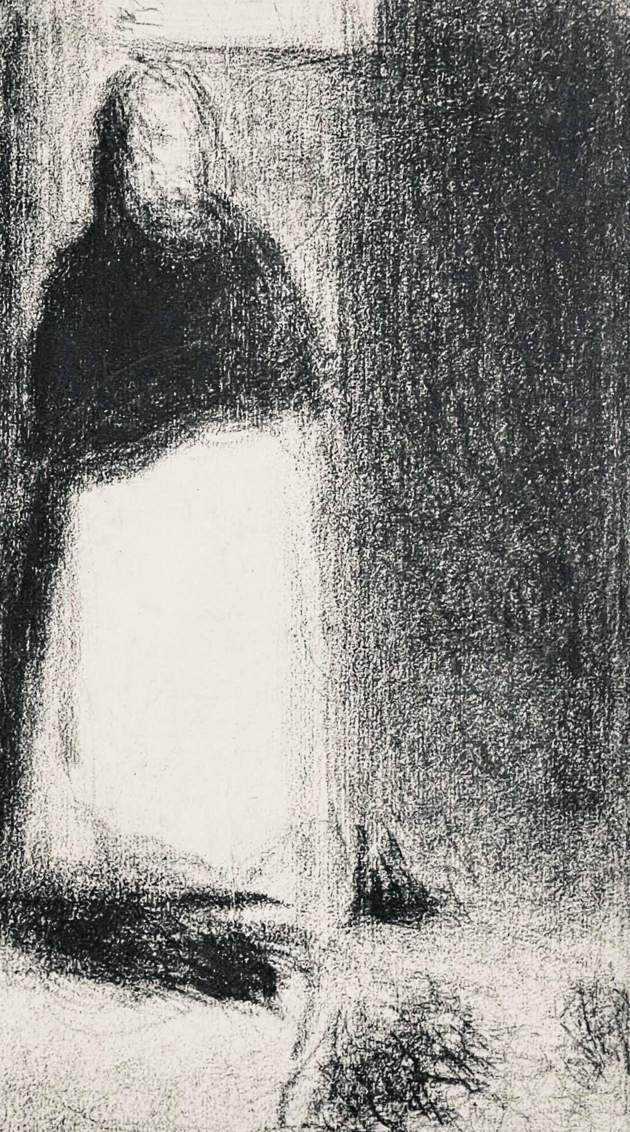 Georges Seurat, La Concierge. Vers, Seurat, Lithograph